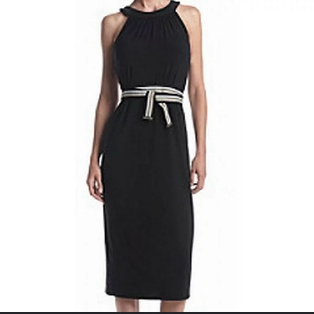 Tommy Hilfiger Elegant Black Sleeveless Dress